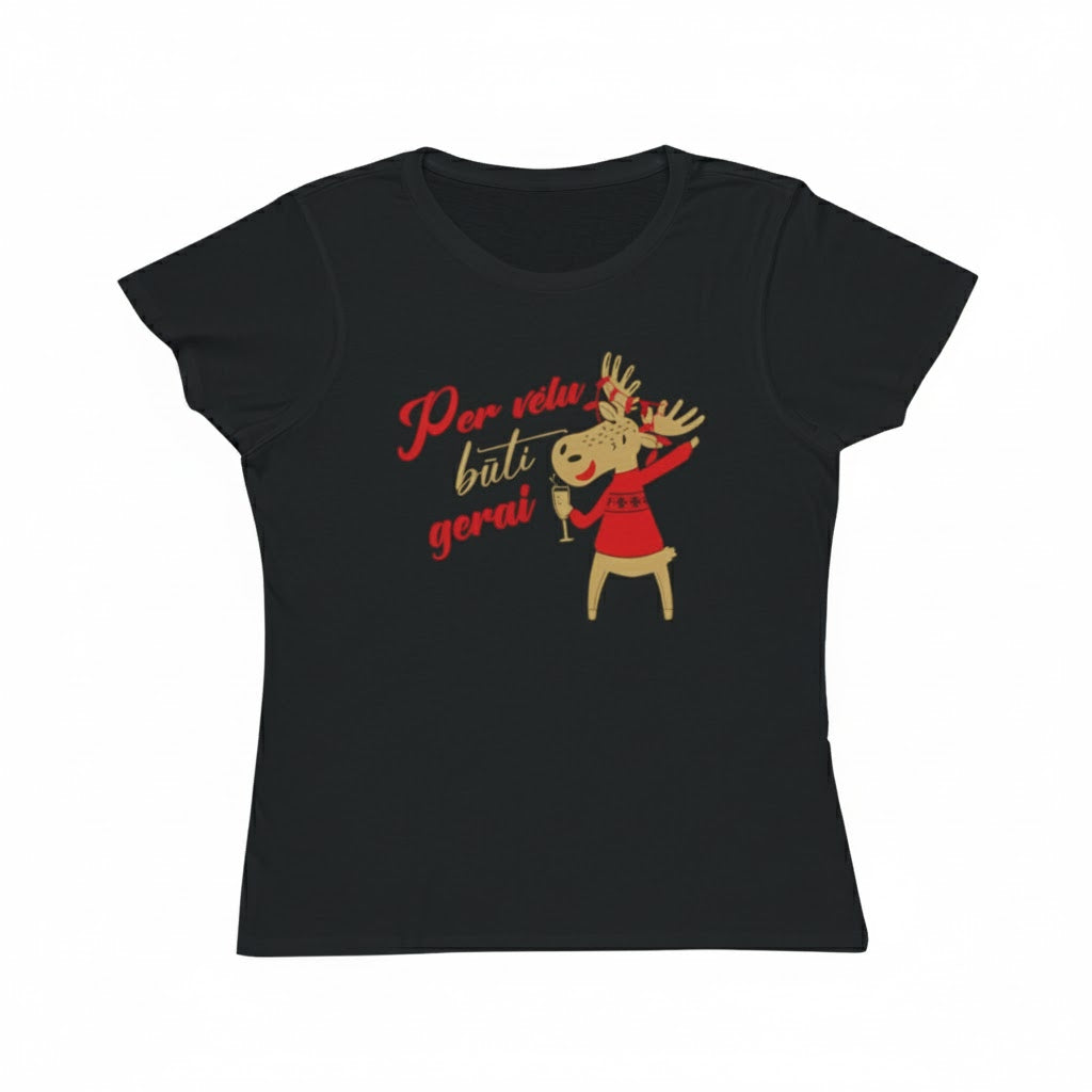 Marškinėliai "per vėlu būti gerai"